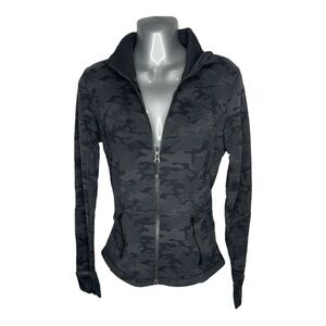 Lululemon Forme Jacket Black Savasana Camo Luon Women’s, Size 6